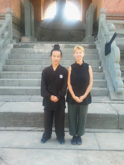 Juillet et Aout 2012 - Monts Wudang - Chine
avec Yuan Shen Hui mon professeur de qi gong et de Tai chi
